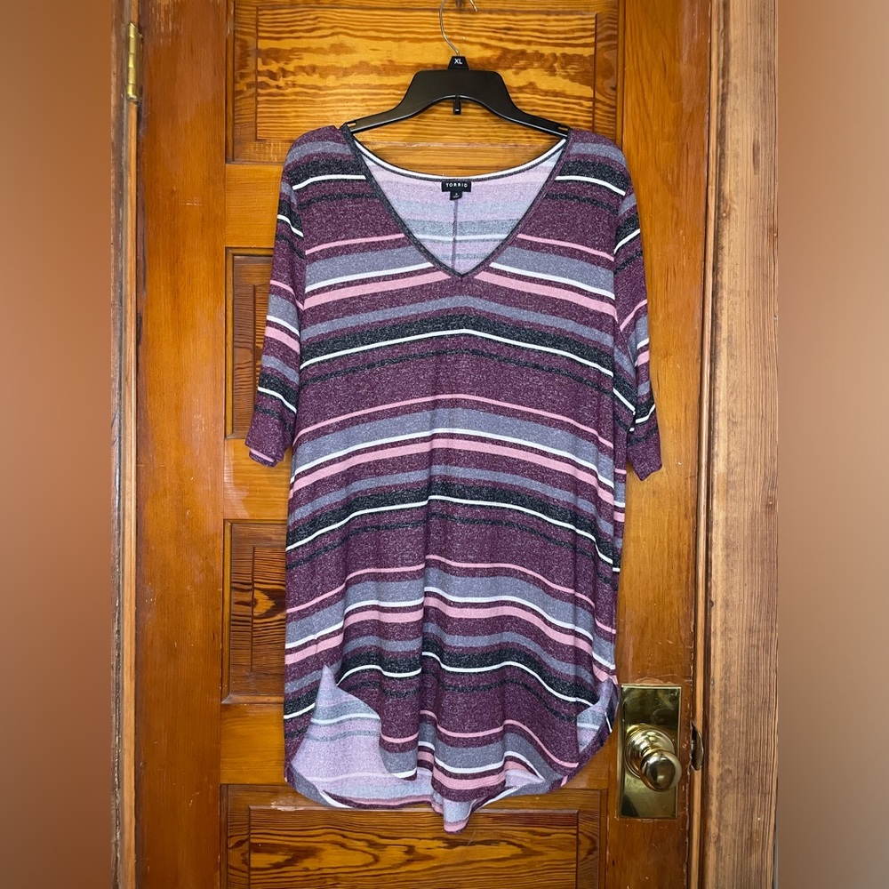 Torrid Striped Tunic